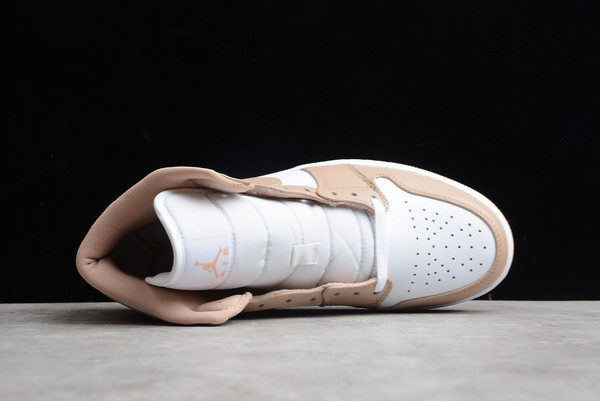 best-sale-nike-air-jordan-1-mid-tan-gum-basketball-shoes-554724-271-3