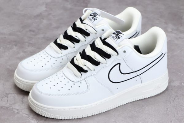 Nike Air Force 1 Low White Black Outlet CL6326-158