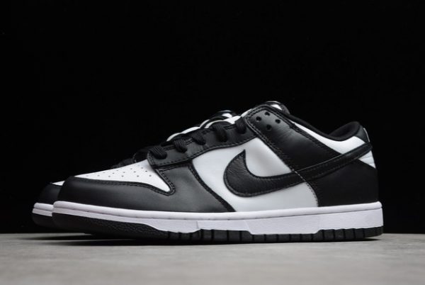 Fashion Nike Dunk Low White and Black Skateboard Shoes DD1391-100