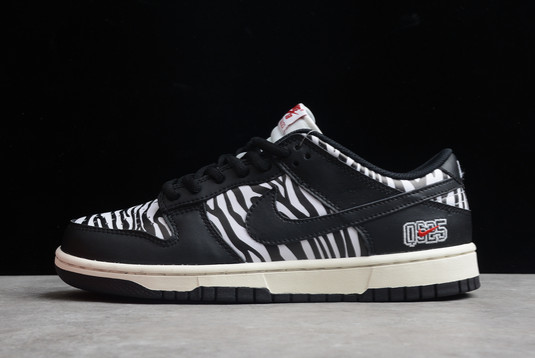hot-sale-quartersnacks-x-nike-sb-dunk-low-zebra-black-white-shoes-dm3510-001