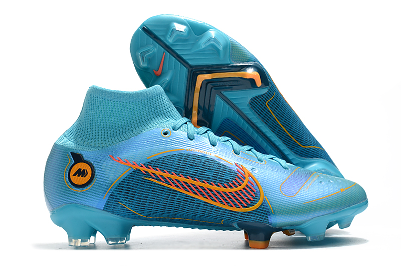 2022 Nike Mercurial Superfly 8 Elite FG Blue Football Boots-005