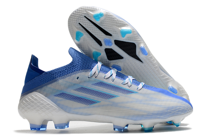 Adidas X Speedflow.1 FG Off-White Blue Football Boots overall