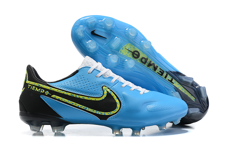 Hot Sale Nike Tiempo Legend 9 Elite FG Blue Football Boots-008