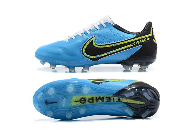 Hot Sale Nike Tiempo Legend 9 Elite FG Blue Football Boots-009