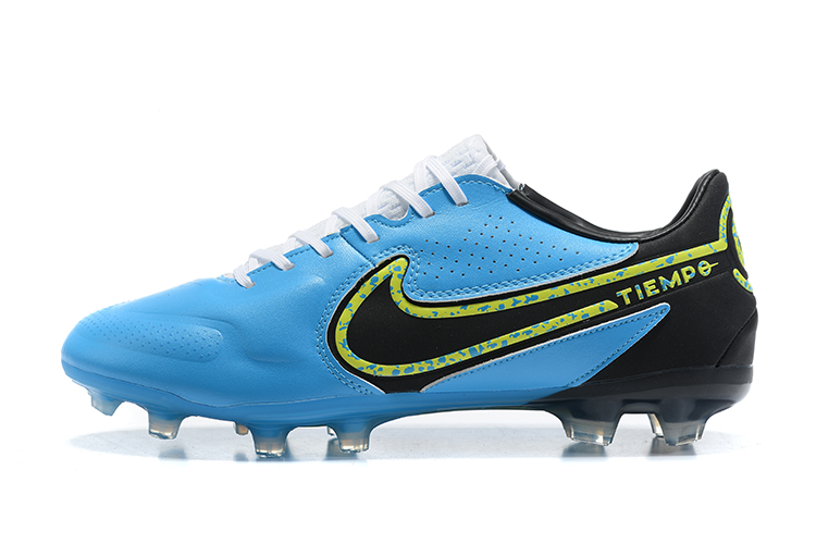 Hot Sale Nike Tiempo Legend 9 Elite FG Blue Football Boots-010