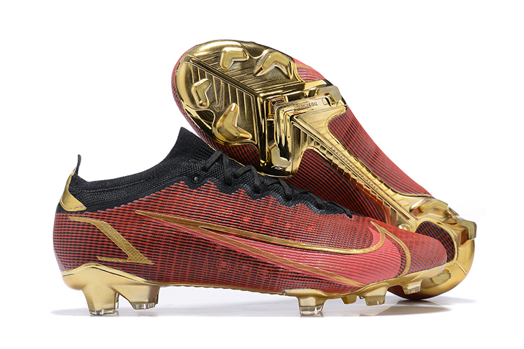 New Release Nike Mercurial Vapor XIV Elite FG Crimson Black Football Boots .