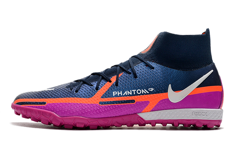 Nike Phantom GT2 Elite Dynamic Fit TF High-Top Blue-Purple Studded ...