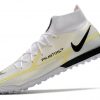 Nike Phantom GT2 Elite Dynamic Fit TF High Top White Football Boots Left