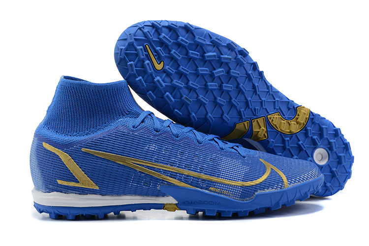 Nike Superfly 8 Academy TF Blue Yellow Football Boots-003