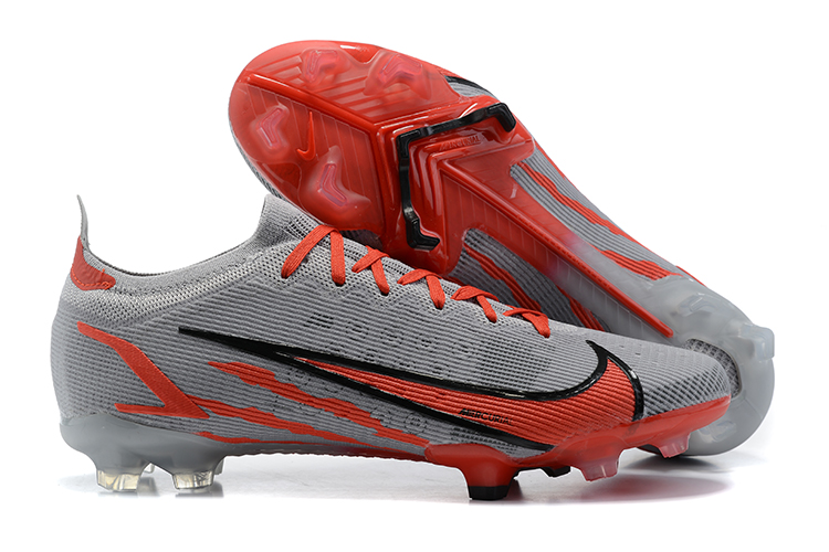 Nike Superfly 8 Elite FG Red Grey Football Boots side