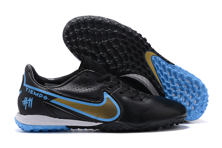 Nike Tiempo Legend 9 TF Black Premium MD Sole Football Boots Right