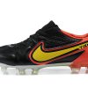 Sale Nike Tiempo Legend 9 FG Black Yellow Red Football Boots-007