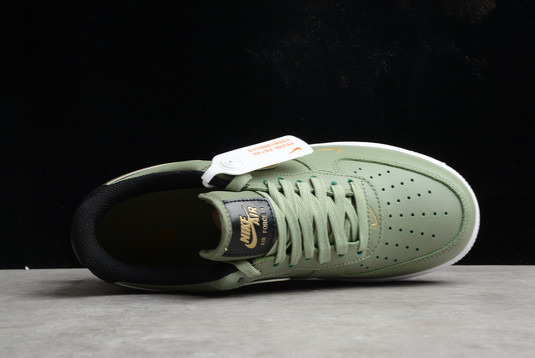 Nike Air Force 1 Low '07 LV8 Double Swoosh Olive Gold Black