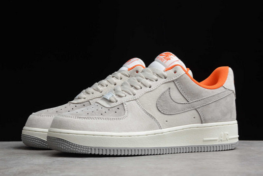 Hot Sale Nike Air Force 1 07 Low Off White/Grey-Orange Sneakers CQ5059-102