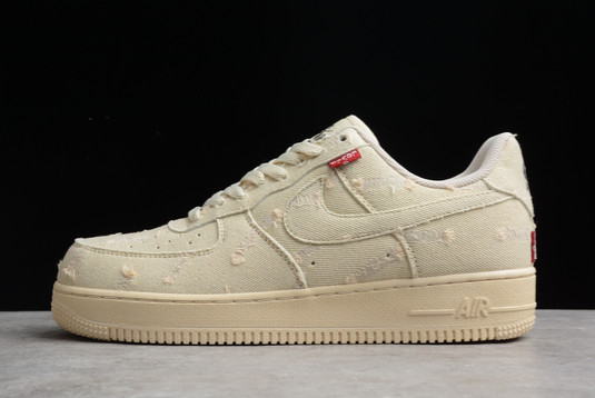 new-sale-levis-x-nike-air-force-1-beige-blue-unisex-shoes-315122-112