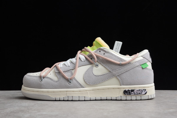 off-white-x-nike-dunk-low-the-50-no-12-grey-white-pink-for-sale