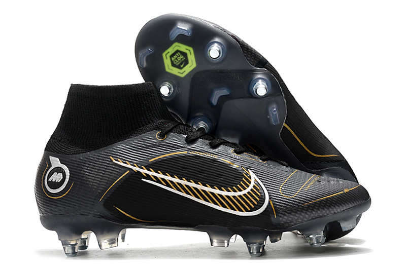 2022 Hot Sale Nike Mercurial Superfly 8 Elite SG black football boots overall