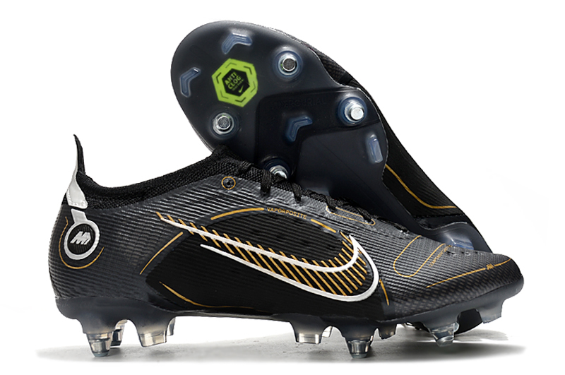 2022 Nike Mercurial Vapor XIV Elite SG Low Top Black Football Boots overall