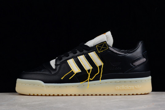 2022-adidas-Forum-84-Low-Premium-Black-Cream-Yellow-FZ3773-For-Sale