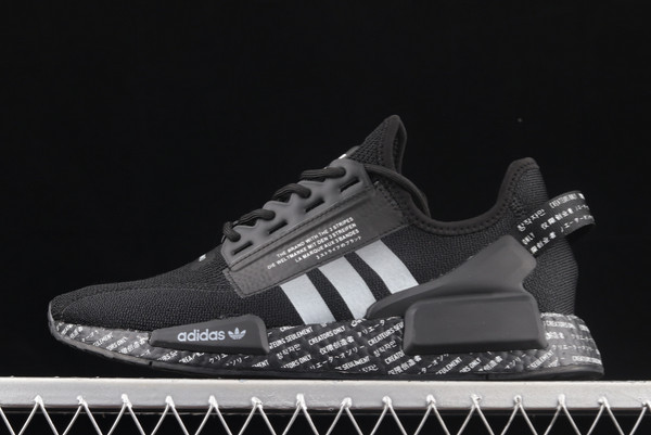 2022-adidas-NMD-R1-V2-Core-Black-Cloud-White-GX1120-For-Sale