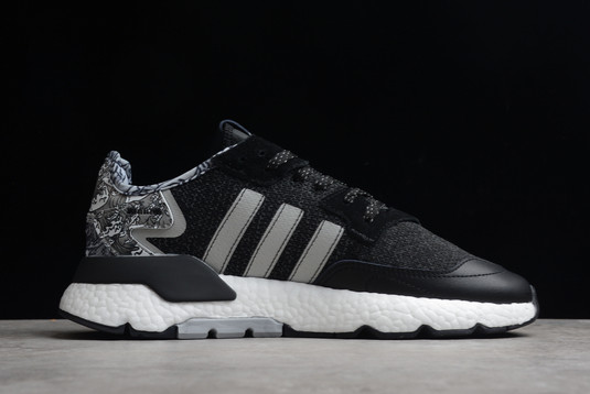 2022 Adidas Nite Jogger Black White - FW6693