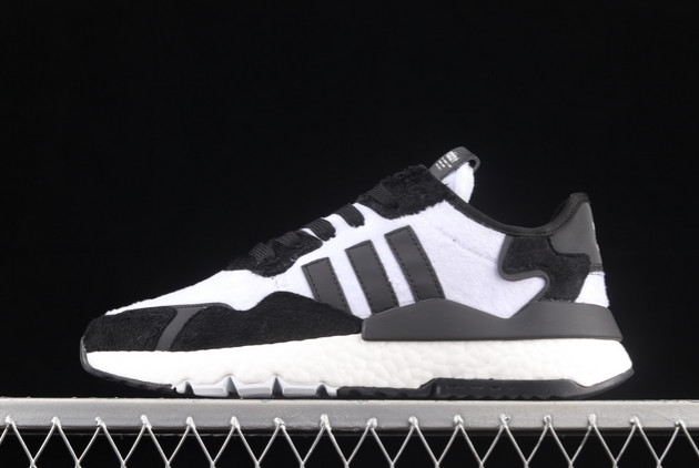 2022-adidas-Nite-Jogger-Boost-White-Black-FX5588-For-Sale