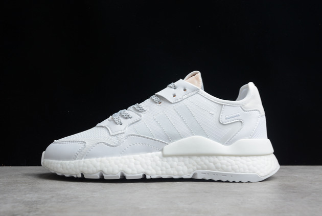 2022-adidas-Nite-Jogger-White-Reflective-FV1267-For-Sale