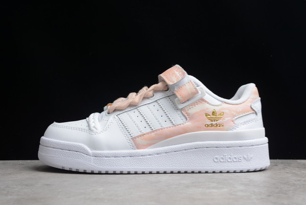 2022-adidas-Orginals-Forum-Low-White-Pink-Gold-GY6984-For-Sale