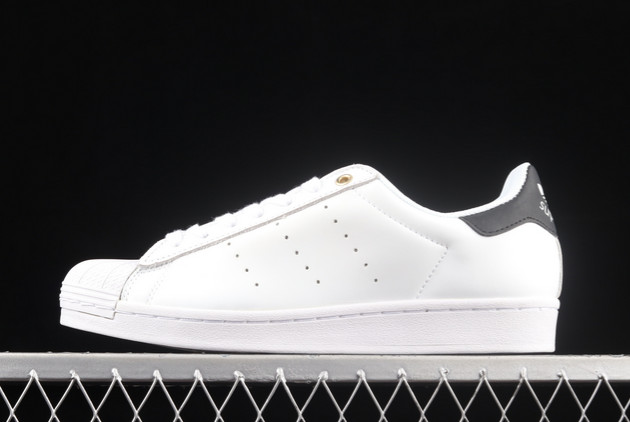 2022-adidas-Superstar-Stan-Smith-Footwear-White-Core-Black-Gold-Metallic-FX7577-For-Sale