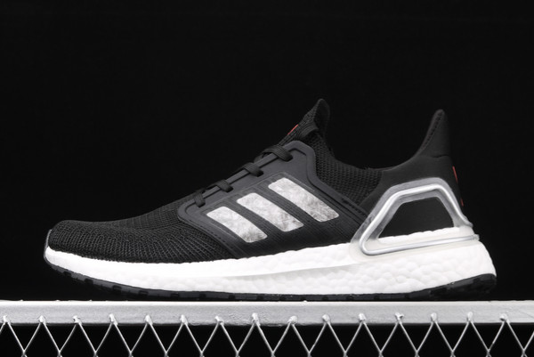 2022-adidas-Ultra-Boost-20-Consortium-Black-Silver-White-EG0766-For-Sale