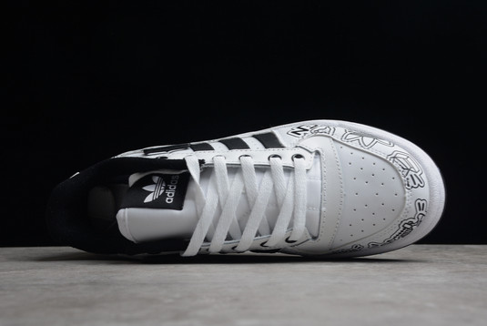 2022 adidas originals Forum Low Cloud graffiti black and white casual ...