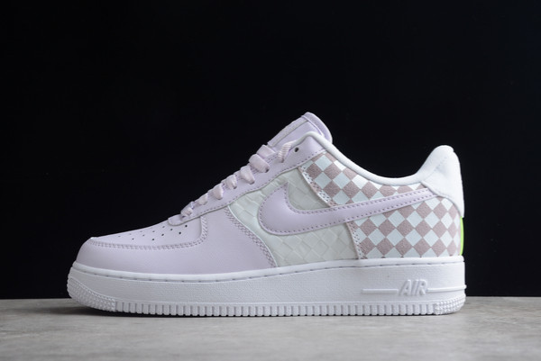 New Nike Air Force 1 07 Low White Barely Grape - CJ 9700-500