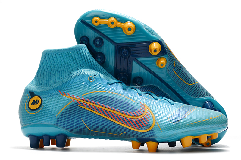 Nike Mercurial Superfly VIII Elite AG Dream Speed Blue Football Boots Outside