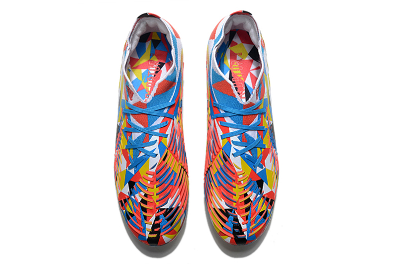 Popular adidas Predator Edge Geometric.1 FG color spike football boots