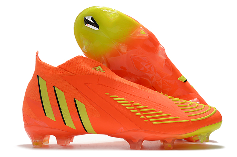 adidas Predator Edge Geometric+ FG Orange Football Boots Outside