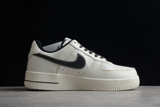 New 2022 Nike Air Force 1 Rice White/Black-Yellow UN2588-122