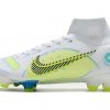 2022 New Nike Mercurial Superfly 8 Elite FG Yellow White Football Boots Outside