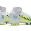 2022 New Nike Mercurial Superfly 8 Elite FG Yellow White Football Boots Right