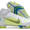 2022 New Nike Mercurial Superfly 8 Elite FG Yellow White Football Boots overall