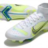 2022 New Nike Mercurial Superfly 8 Elite FG Yellow White Football Boots vamp