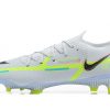 2022 New Release Nike Phantom GT2 Elite FG Black White Yellow Football Boots .