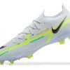 2022 New Release Nike Phantom GT2 Elite FG Black White Yellow Football Boots Outside