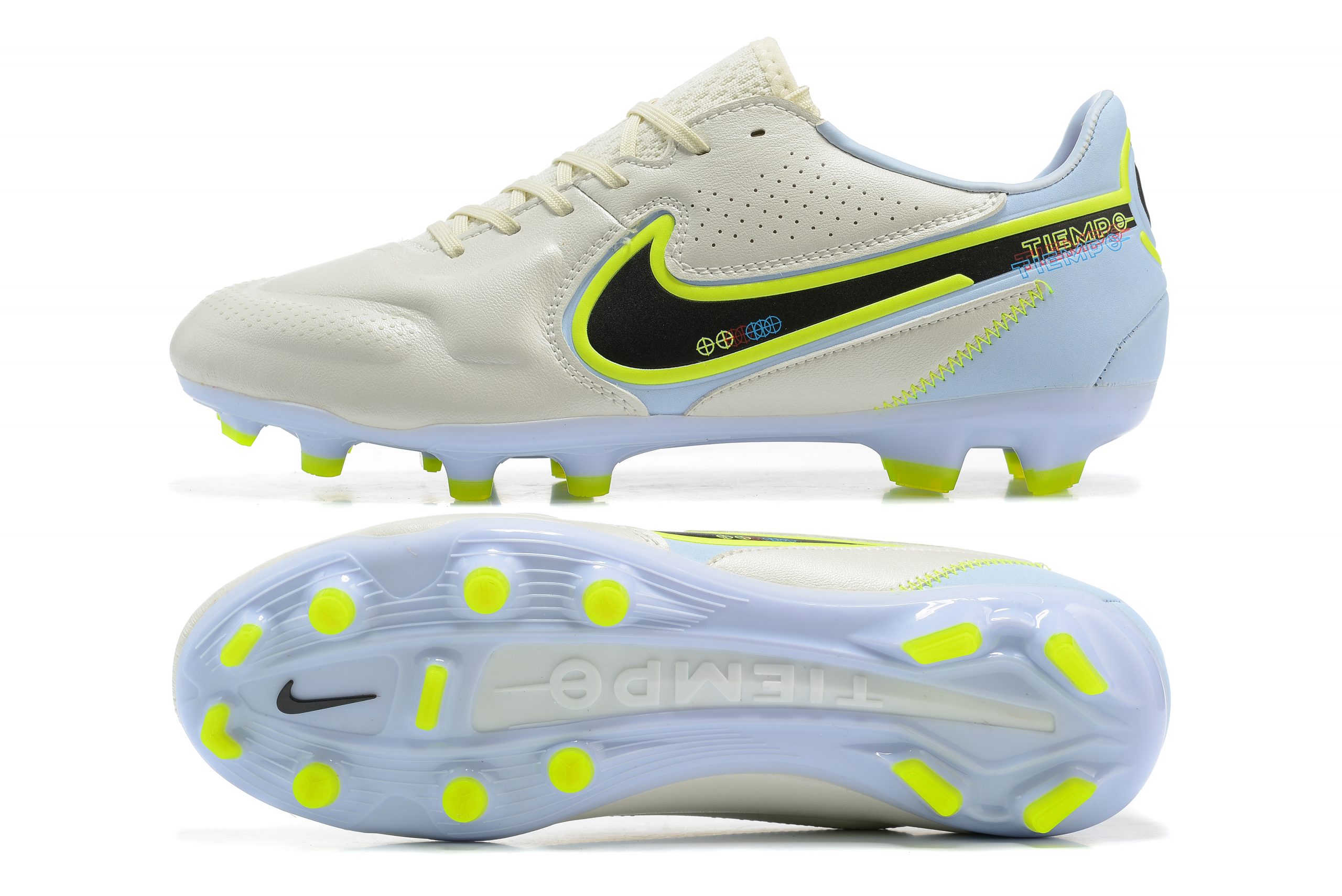 2022 Nike Tiempo Legend 9 Elite FG White Football Boots Sole