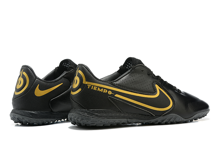 2022 NikeTiempo Legend 9TF Premium MD Sole Black Football Boots