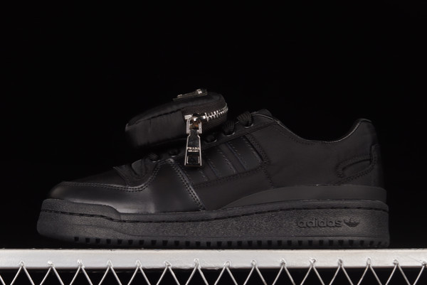 2022-Prada-x-adidas-Originals-Forum-Low-Black-GY7043-For-Sale