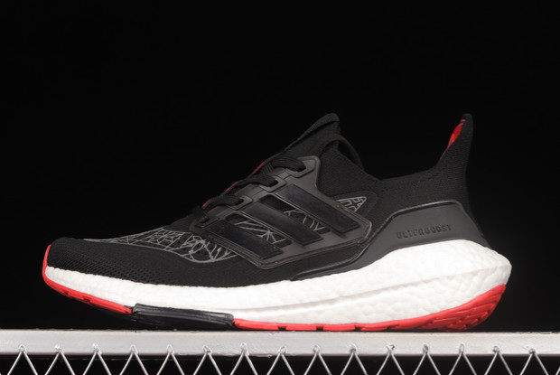 2022-adidas-Ultra-Boost-21-Lunar-New-Year-Core-Black-Scarlet-GZ6073-For-Sale