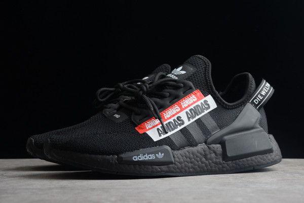 2022 adidas NMD_R1 V2 Core Black Sneakers- H01589