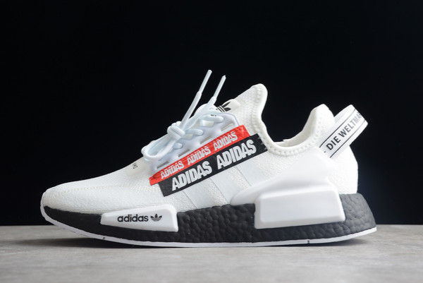 2022-adidas-originals-NMD-R1-V2-White-Black-Red-HO1589-For-Sale