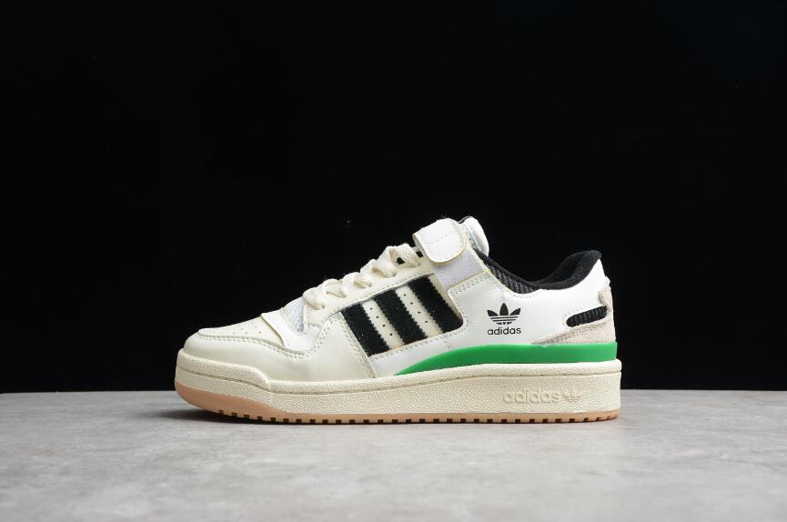 2022 Adidas Originals Forum Low Cream Black Green -GX9058