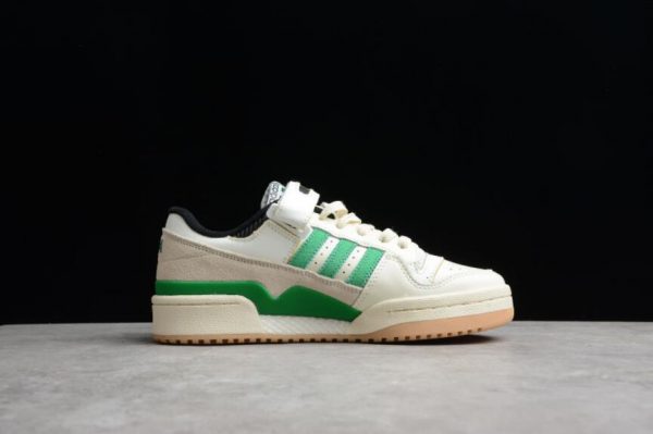 2022 Adidas Originals Forum Low Cream Black Green -GX9058